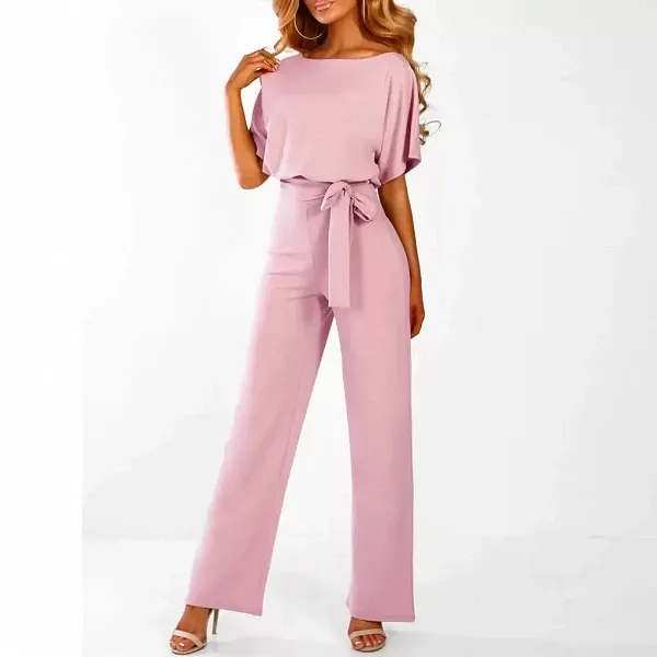 Barboteuse à lacets taille haute femme - Combinaison élégante pour rendez-vous