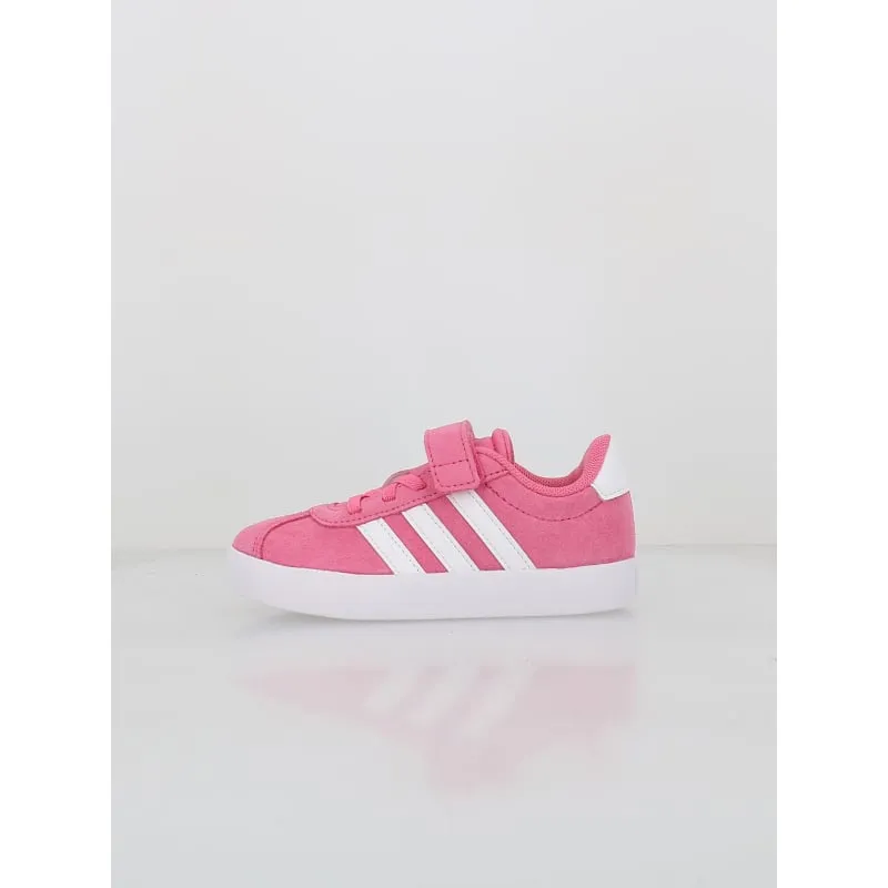 Baskets à scratch vl court 3.0 el rose enfant - Adidas | wimod
