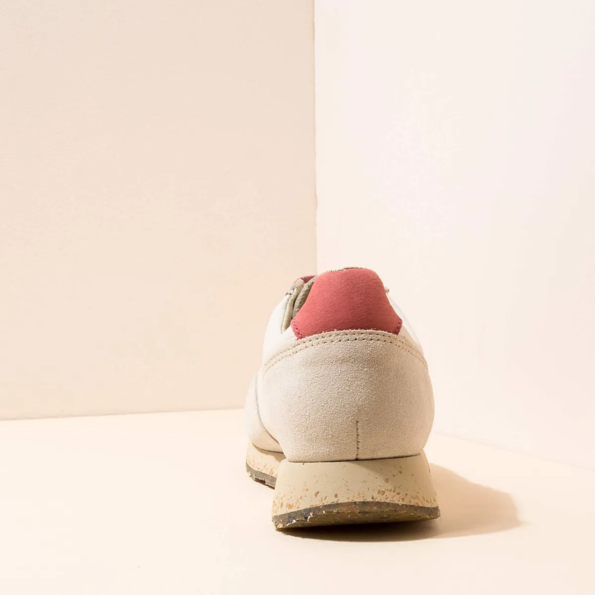Baskets écologiques en cuir et matériaux recyclés - Blanc