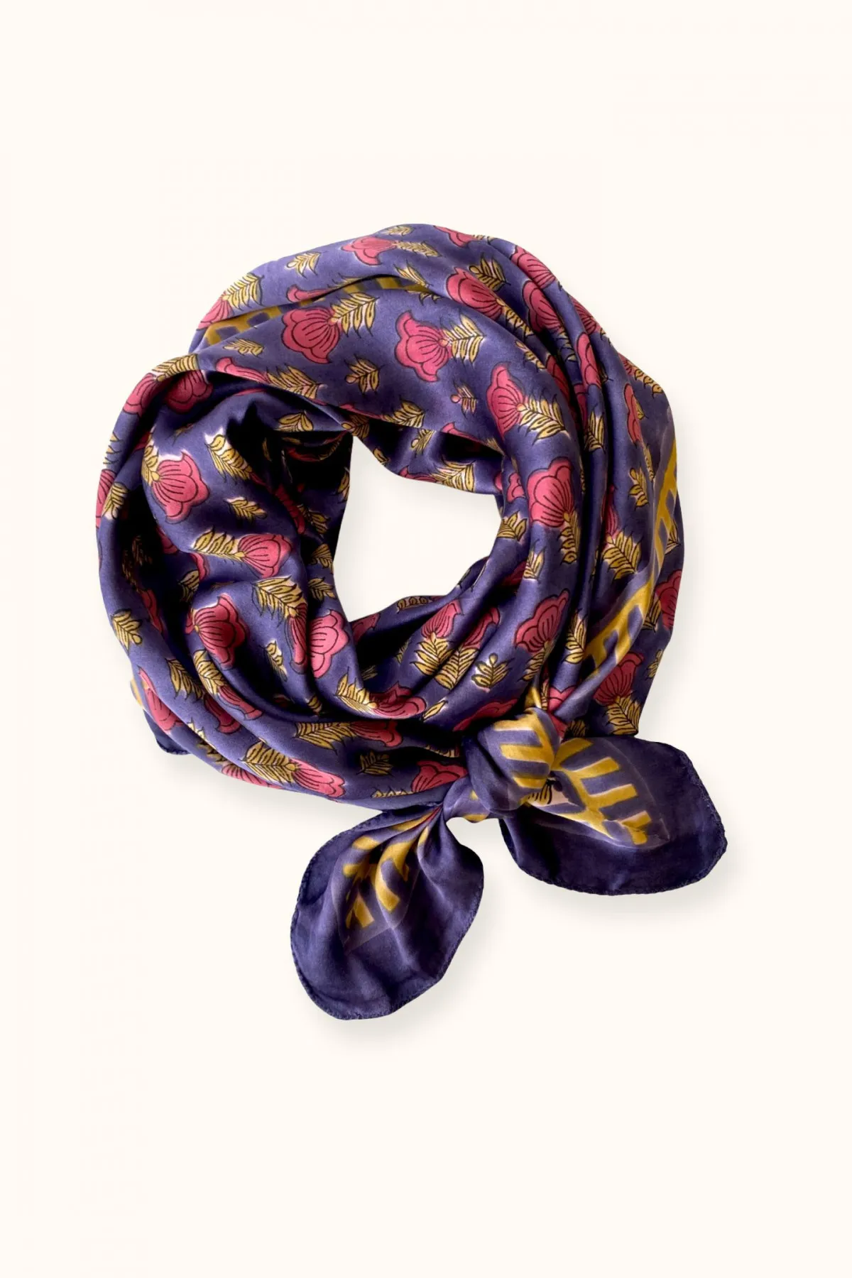 Big Foulard En Soie Latika "Poppy"