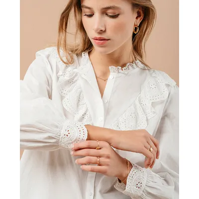 Blouse Maxime - Ecru - GRACE & MILA