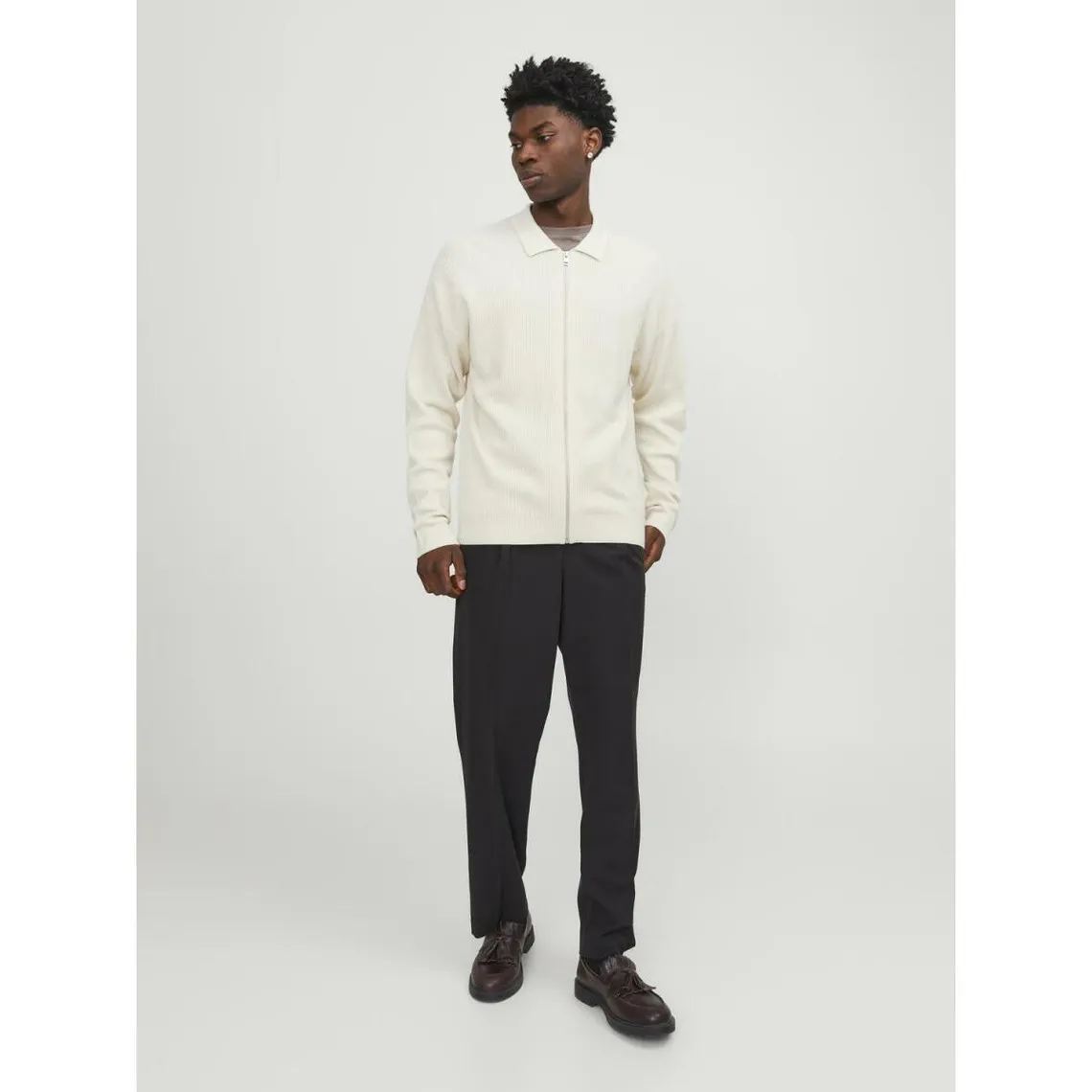 Cardigan homme écru en coton | 3 Suisses