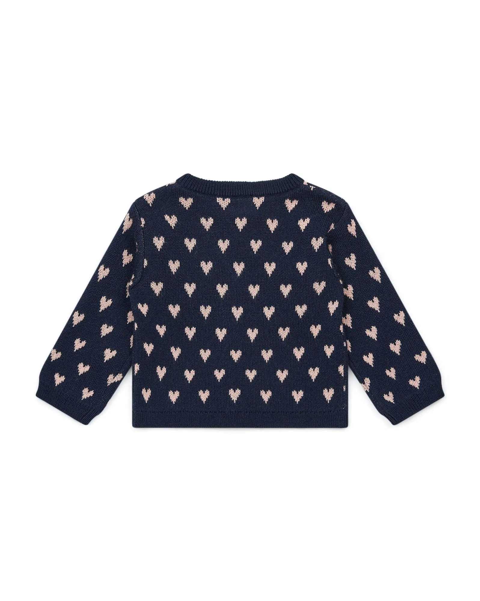 Cardigan - MyLove bleu Bébé imprimé cœurs