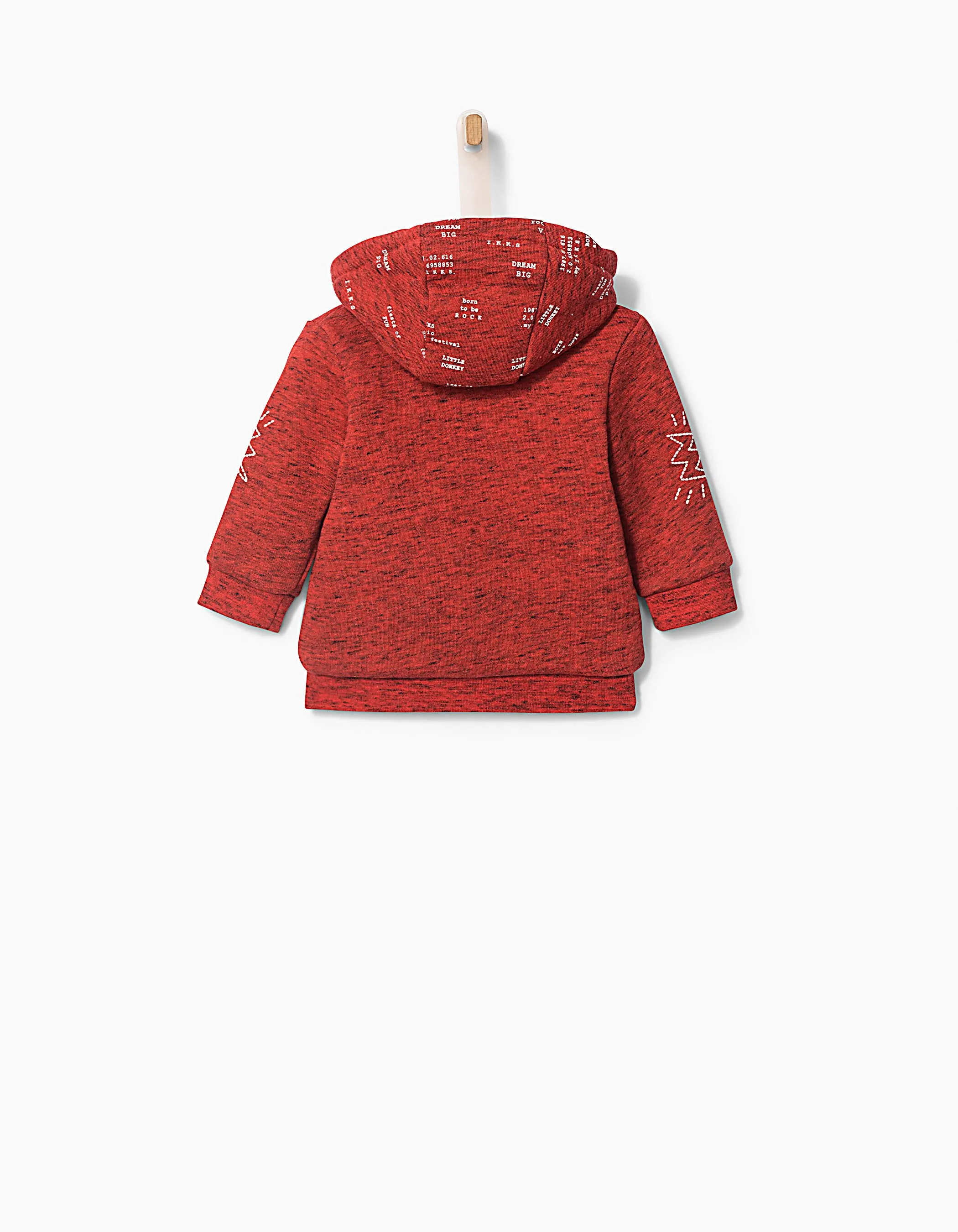 Cardigan rouge fourrébébé garçon