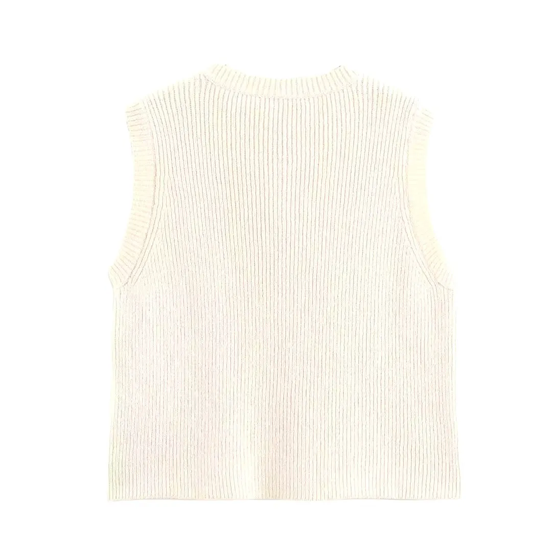 Cardigan sans manche  Femme