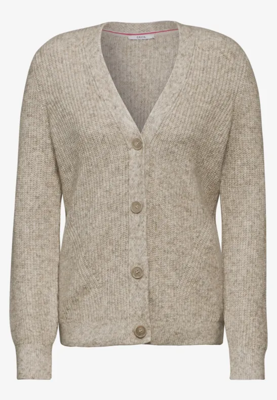 CECIL Cardigan au look mélangé 