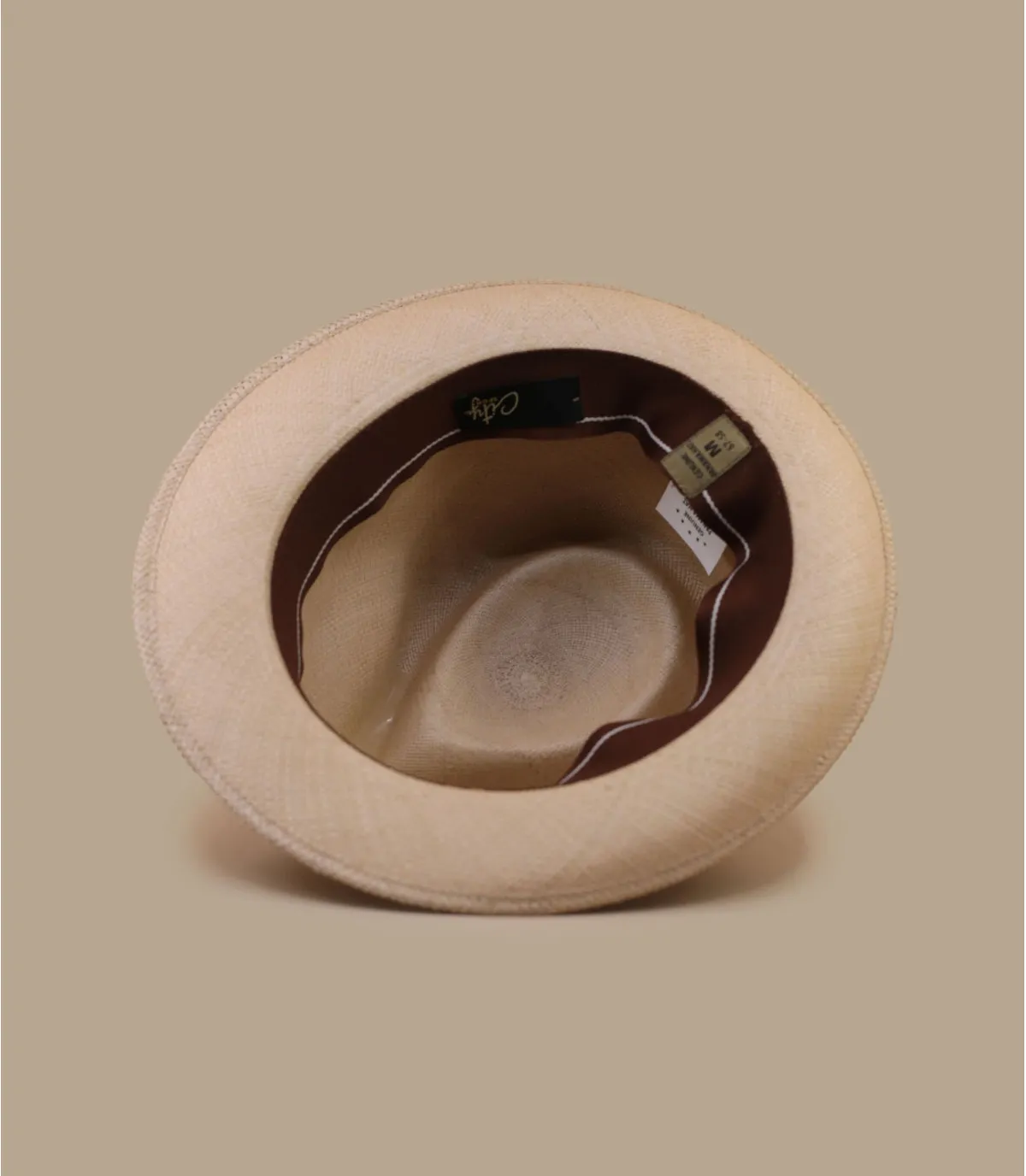 chapeau panama paille - Panama Trilby stone City Sport : Headict