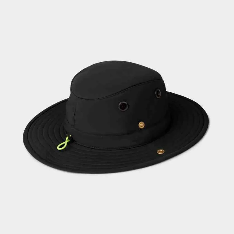 Chapeau TILLEY pagayeur noir, 73% polyester 27% polyuréthane | Mixte