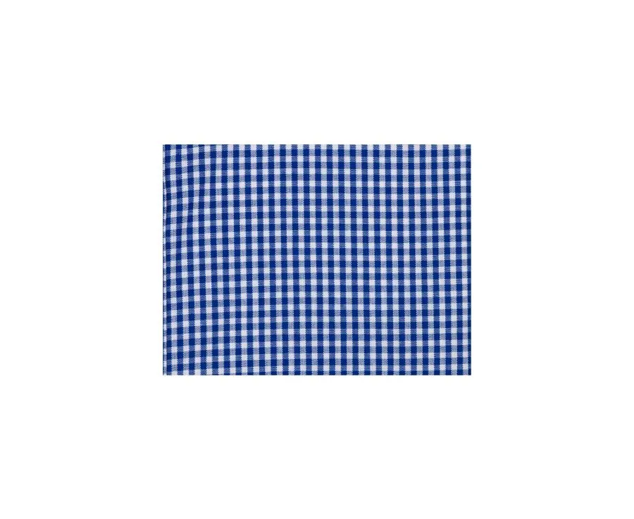 Chemise coton bleu et Blanc - Col français Valaire