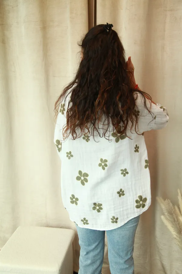 Chemise fleurs nicolas - Mode et prêt à porter