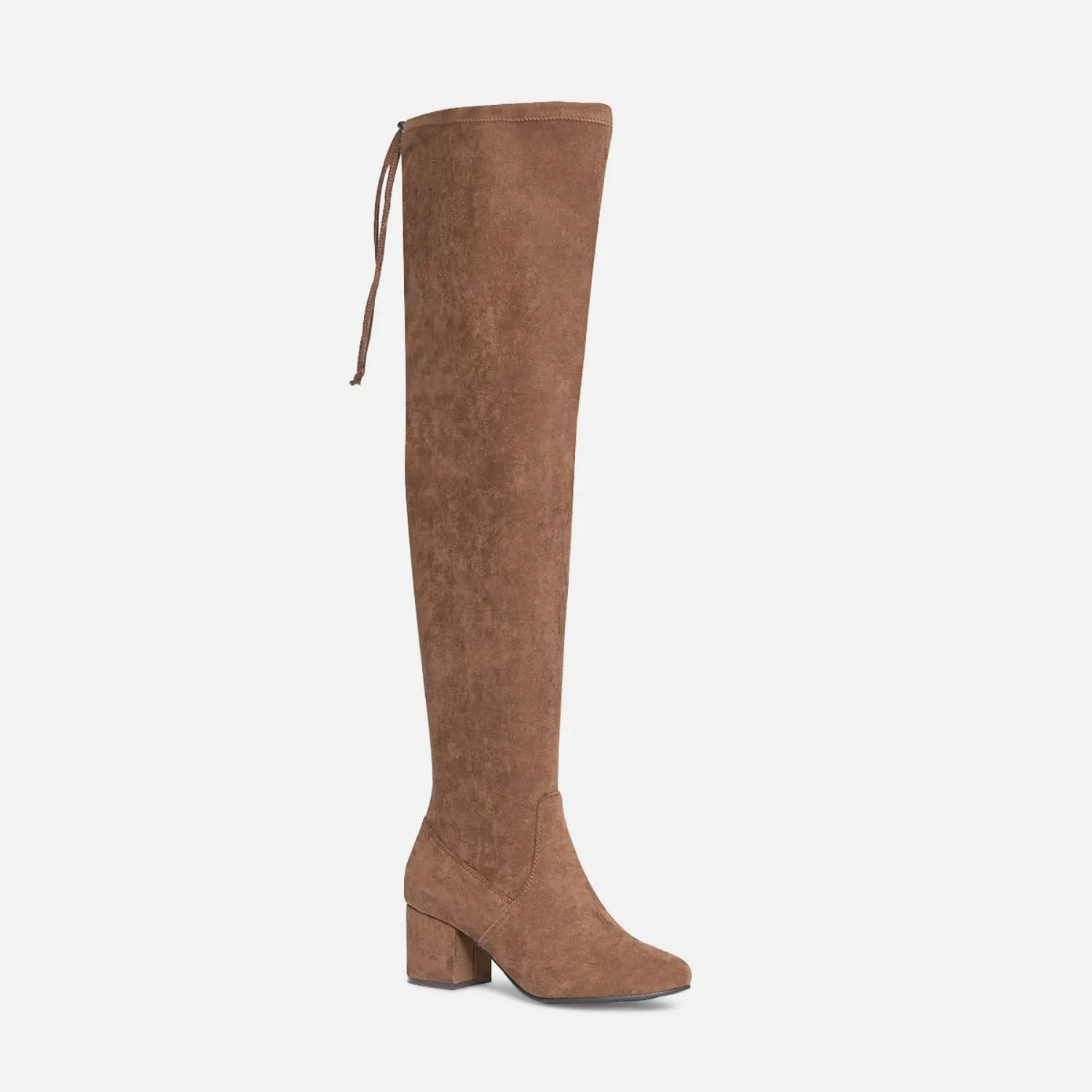 Cuissarde camel suédée - Bottes Femme | ERAM