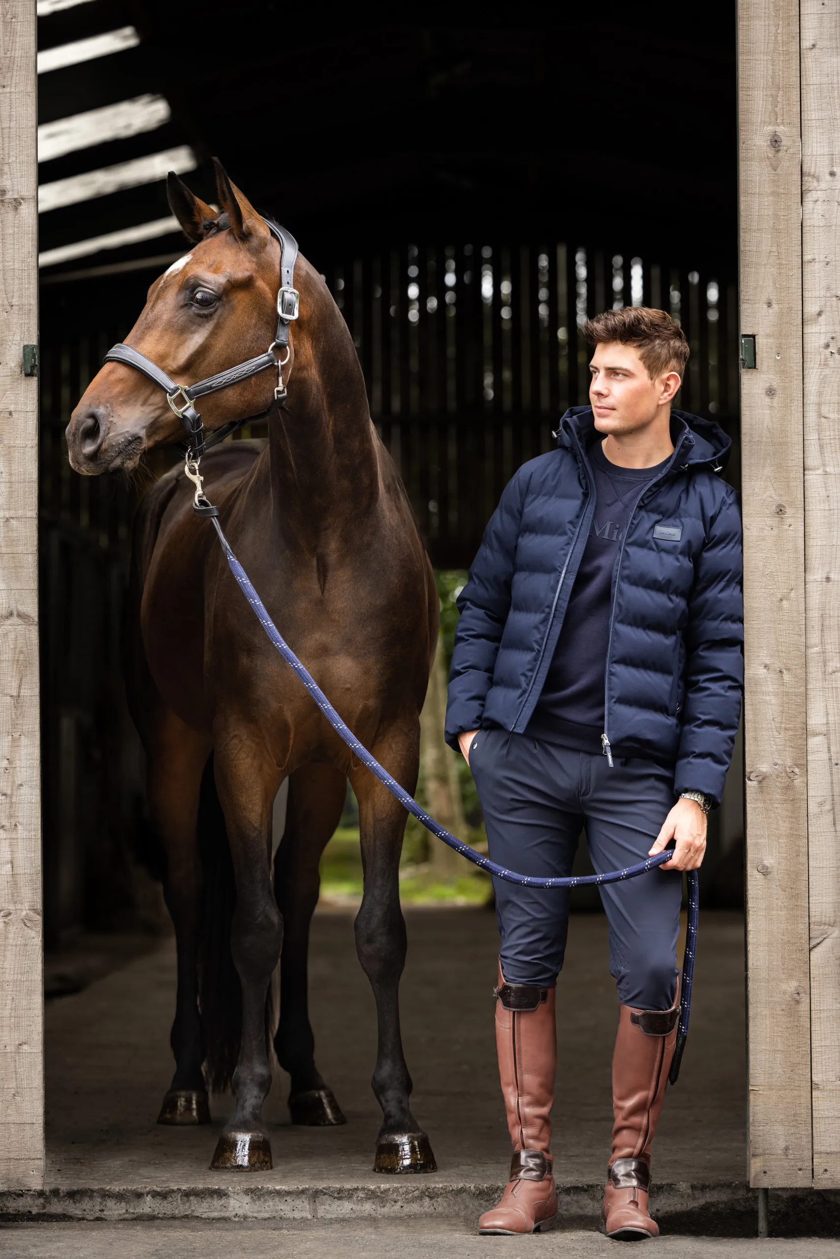 Doudoune d'équitation imperméable homme LeMieux