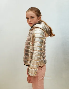 Doudoune matelassée réversible fille