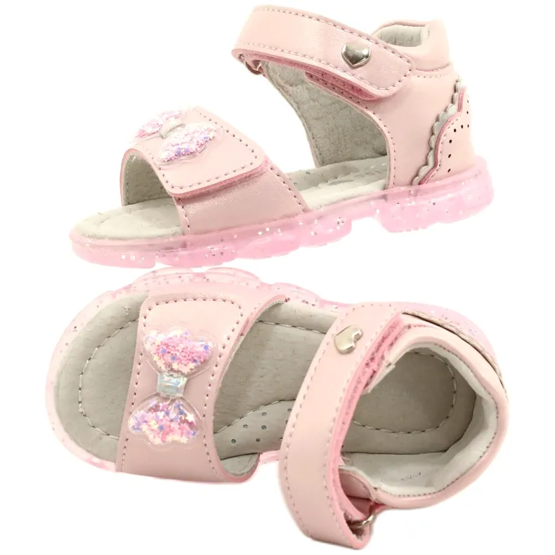 Evento Sandales filles avec nœuds Miss 22DZ23-4780 rose