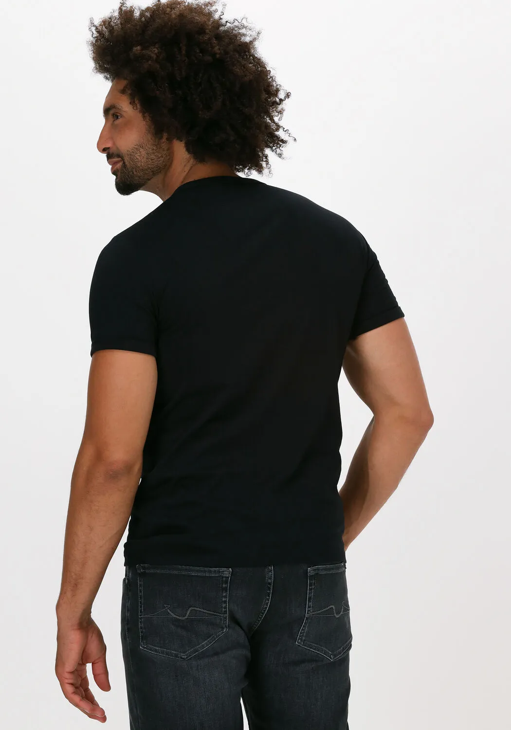fred perry t-shirt ringer t-shirt en noir