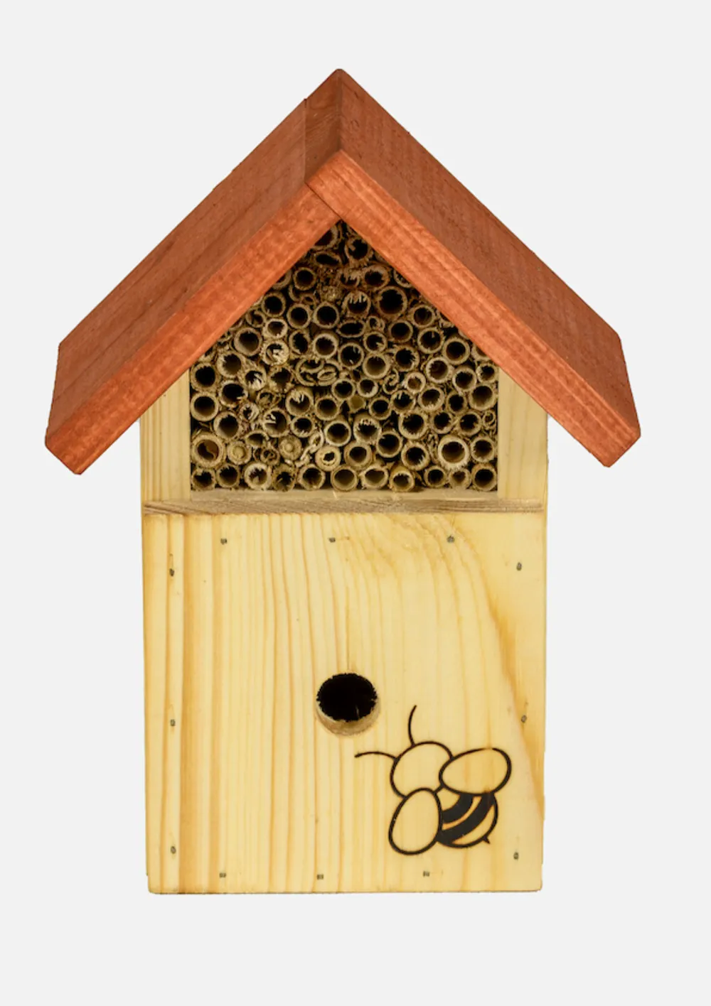 Hotel à insectes bénéfiques pollinisateurs modèle abeilles