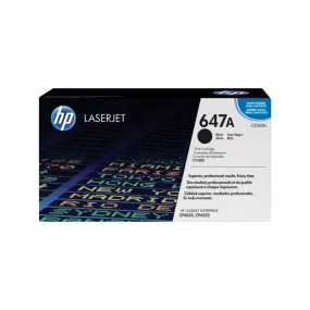 HP 647A (CE260A) toner, noir
