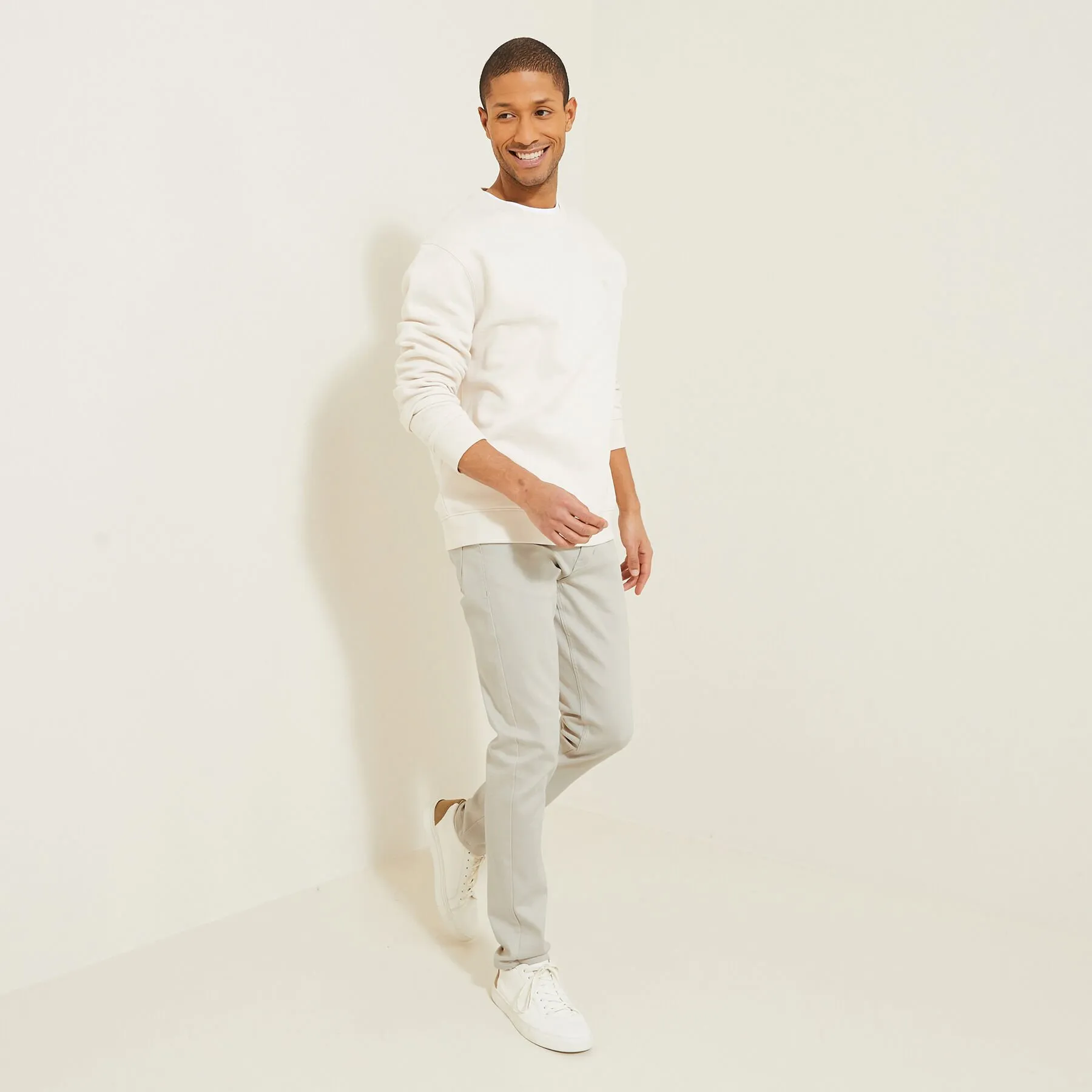 Jean slim urbanflex contenant du coton régénératif ecru | Jules