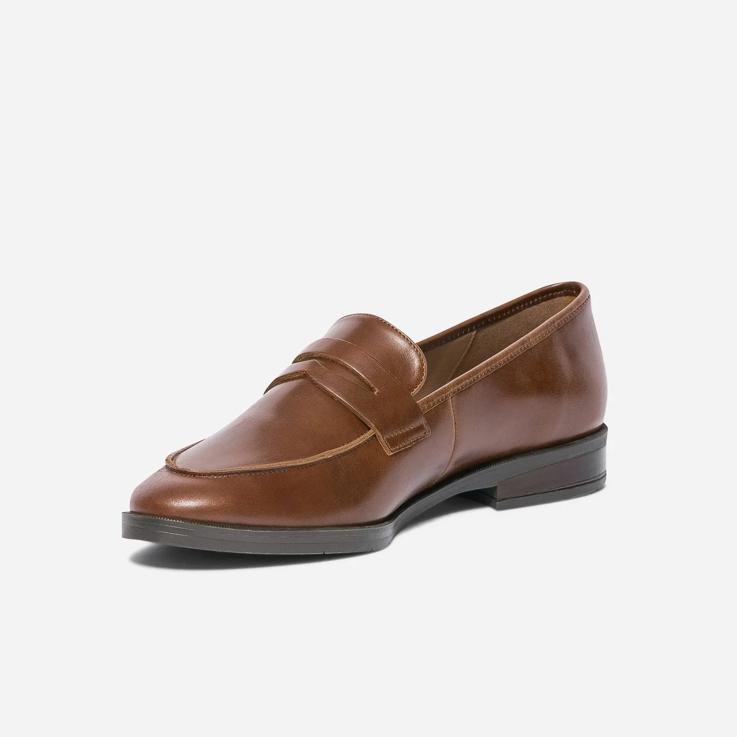 Mocassin ERAM FLEX cognac en cuir verni - Mocassins / Slippers Femme | ERAM