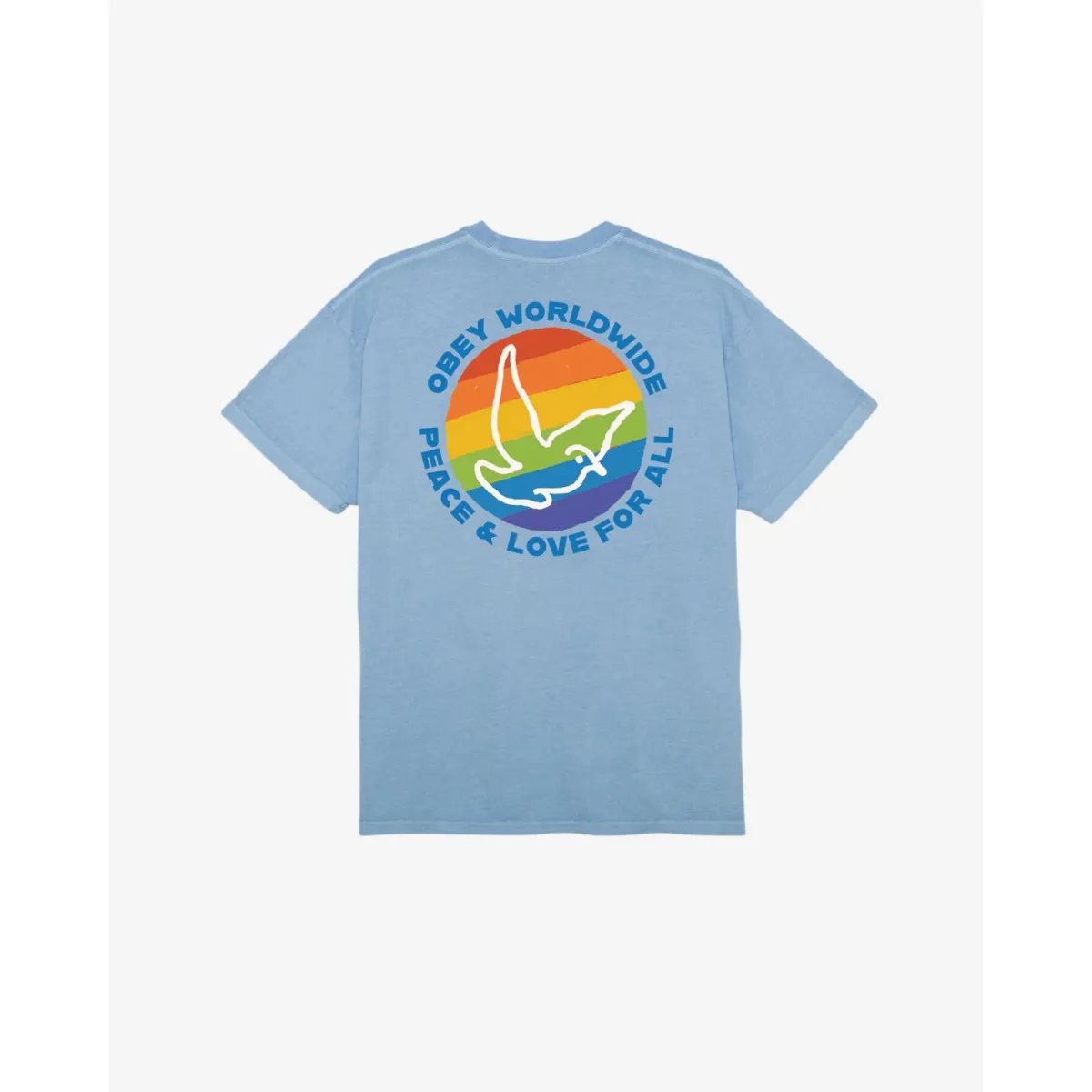 OBEY - T-shirt bleu ciel