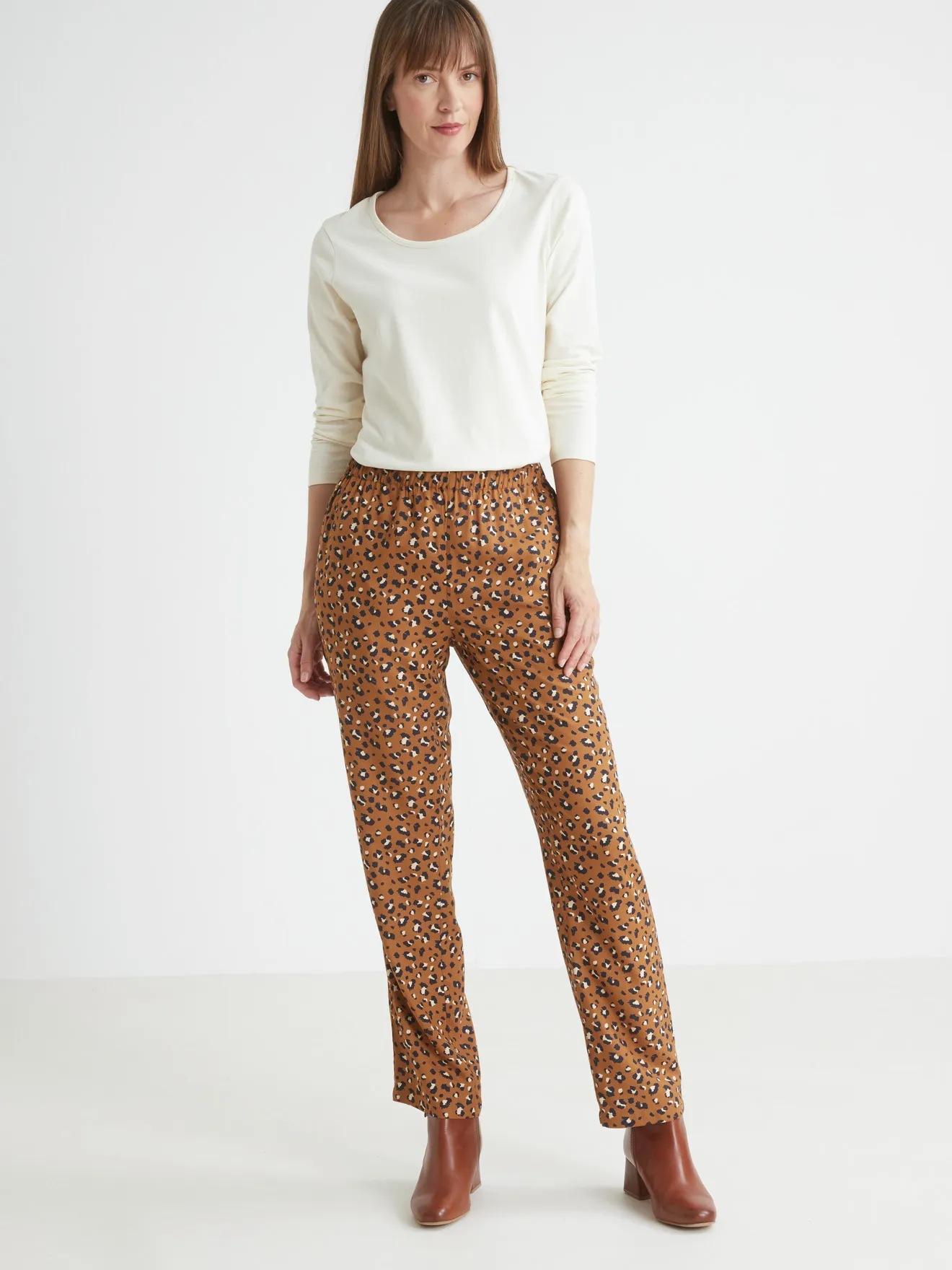 Pantalon entièrement élastiqué