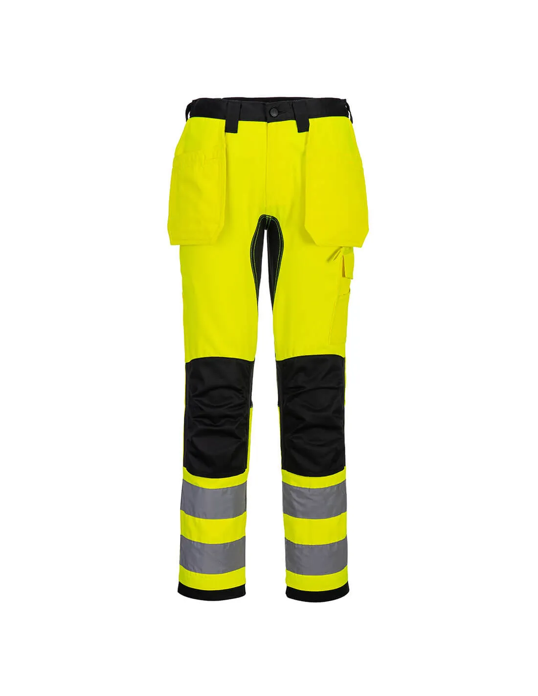 Pantalon holster hv eco wx2 - taille 60 - jaune/noir - PORTWEST