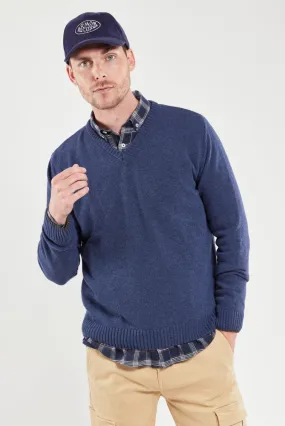 Pull col V - laine