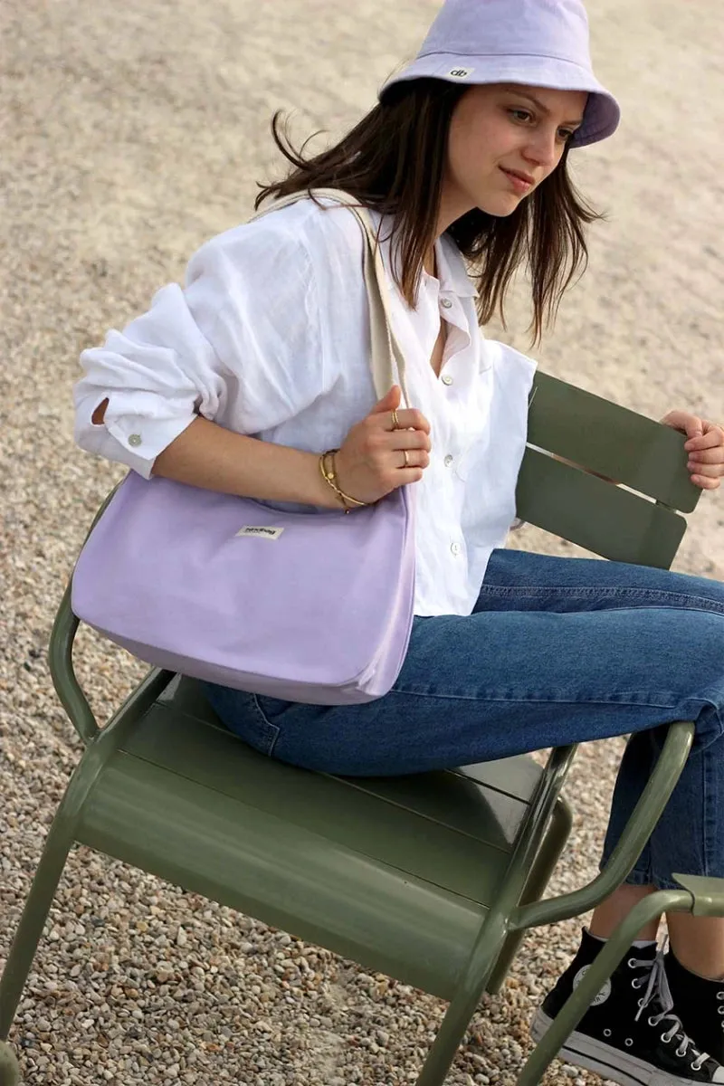 Sac à main Lilas en coton bio - Rosa