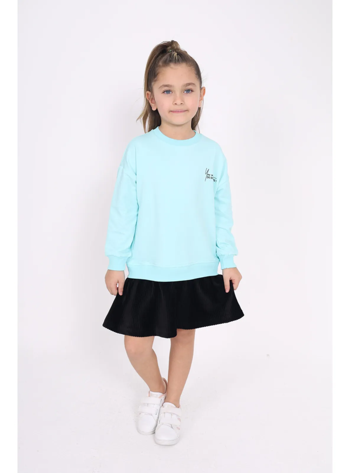 Sea Green - Girls` Dress