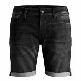 Short en jean délavé coton stretch Enfant JACK & JONES à prix 