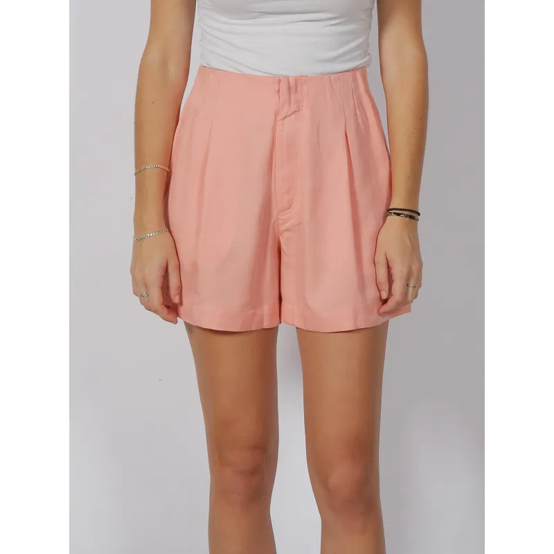 Short mini cerise beige femme - Deeluxe | wimod