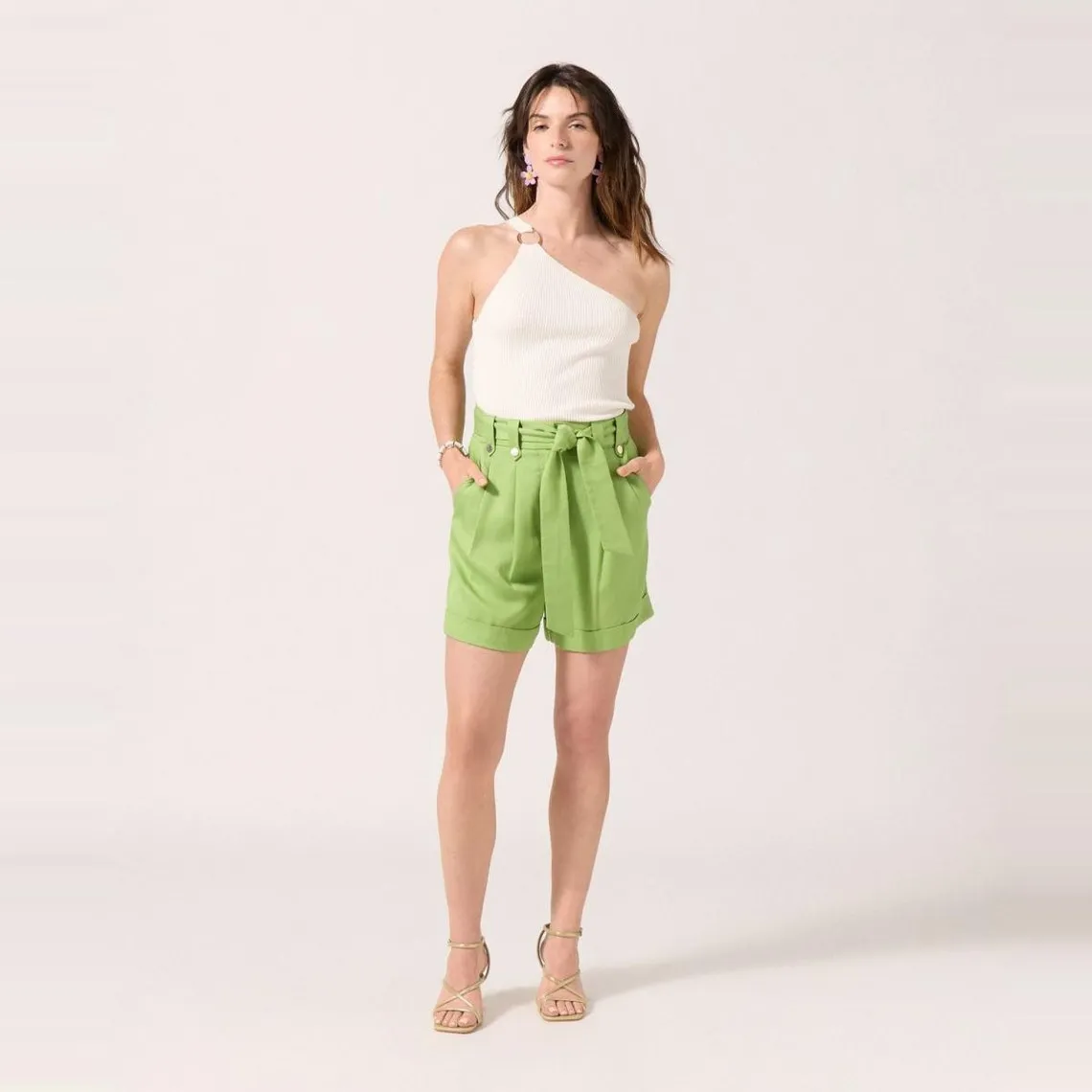 Short viscose vert | 3 Suisses