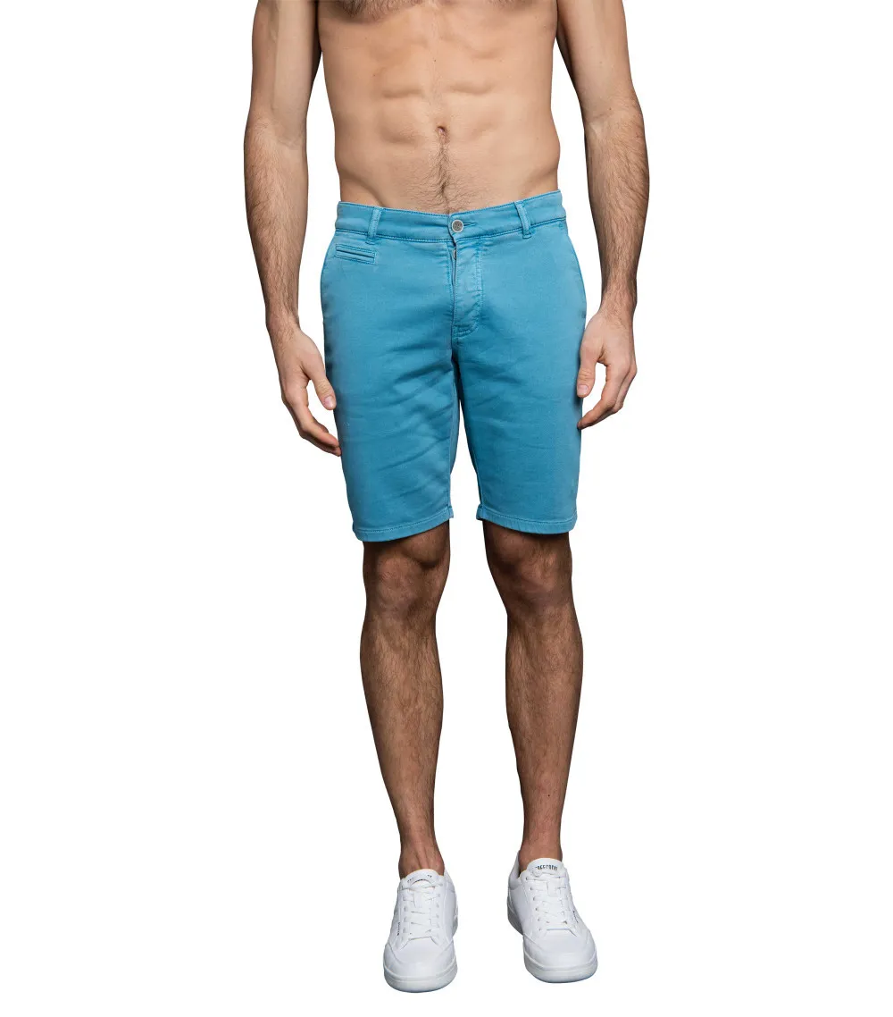 Shorts chino bleu