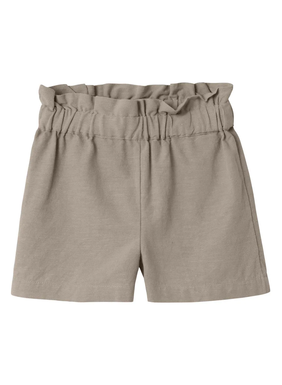 Shorts Name It Fefona en Lin Gris pour Fille
