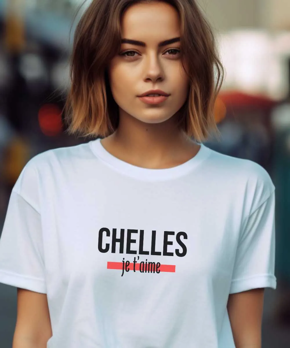 T-Shirt Chelles je t'aime