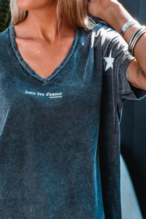 T-shirt grungemama New Tina anthracite