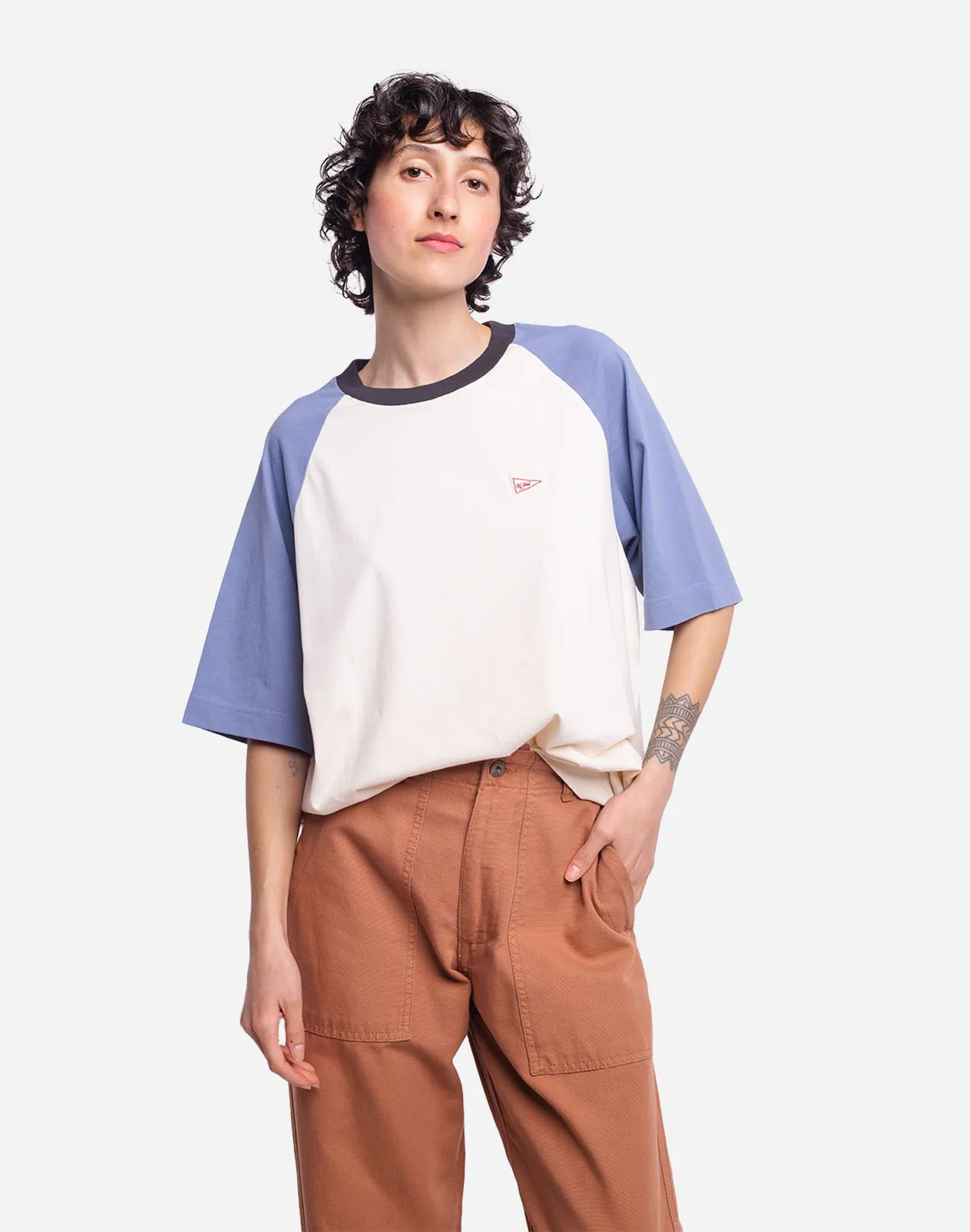 T-shirt Harper ample bleu azur Taille XL Couleurs Bleu azur