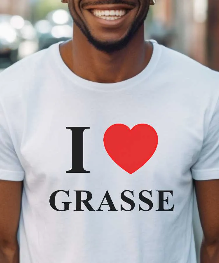 T-Shirt I love Grasse
