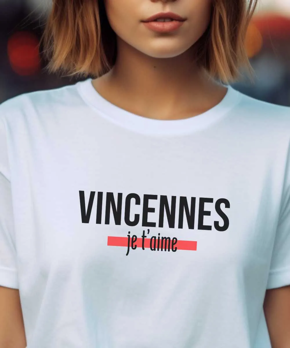 T-Shirt Vincennes je t'aime