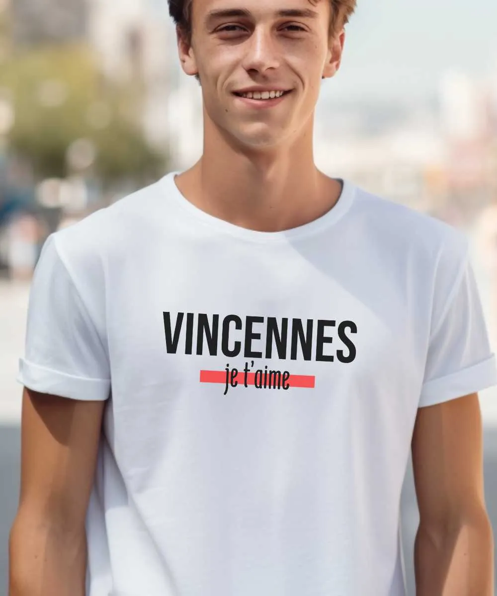 T-Shirt Vincennes je t'aime