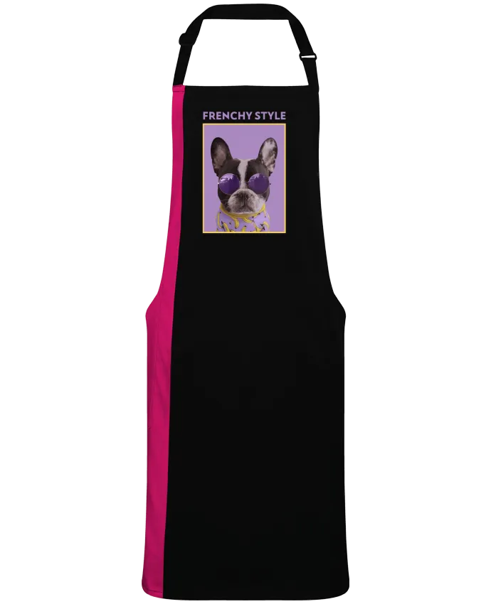 Tablier bicolore Frenchy Style par  La boutique de Laura