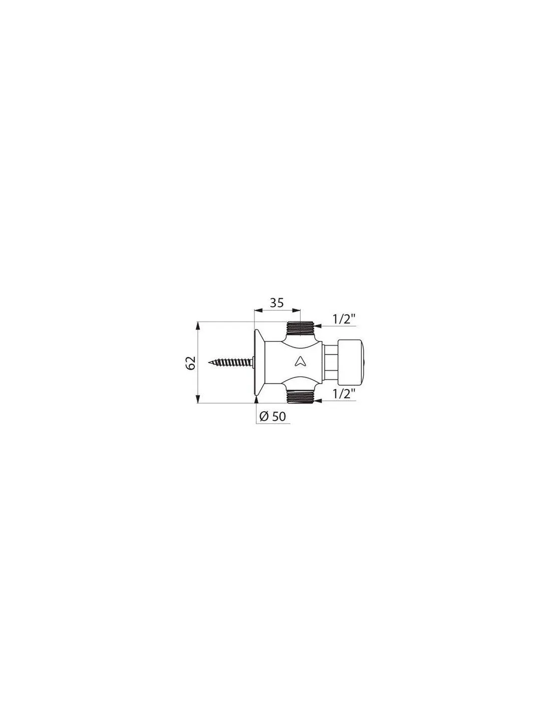 TEMPO DOUCHE APP. 1/2 DELABIE 747000