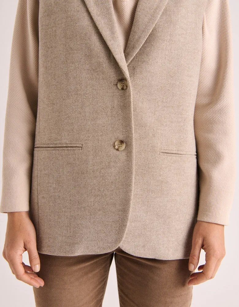 Veste blazer sans manches BESTWEED/88154/531