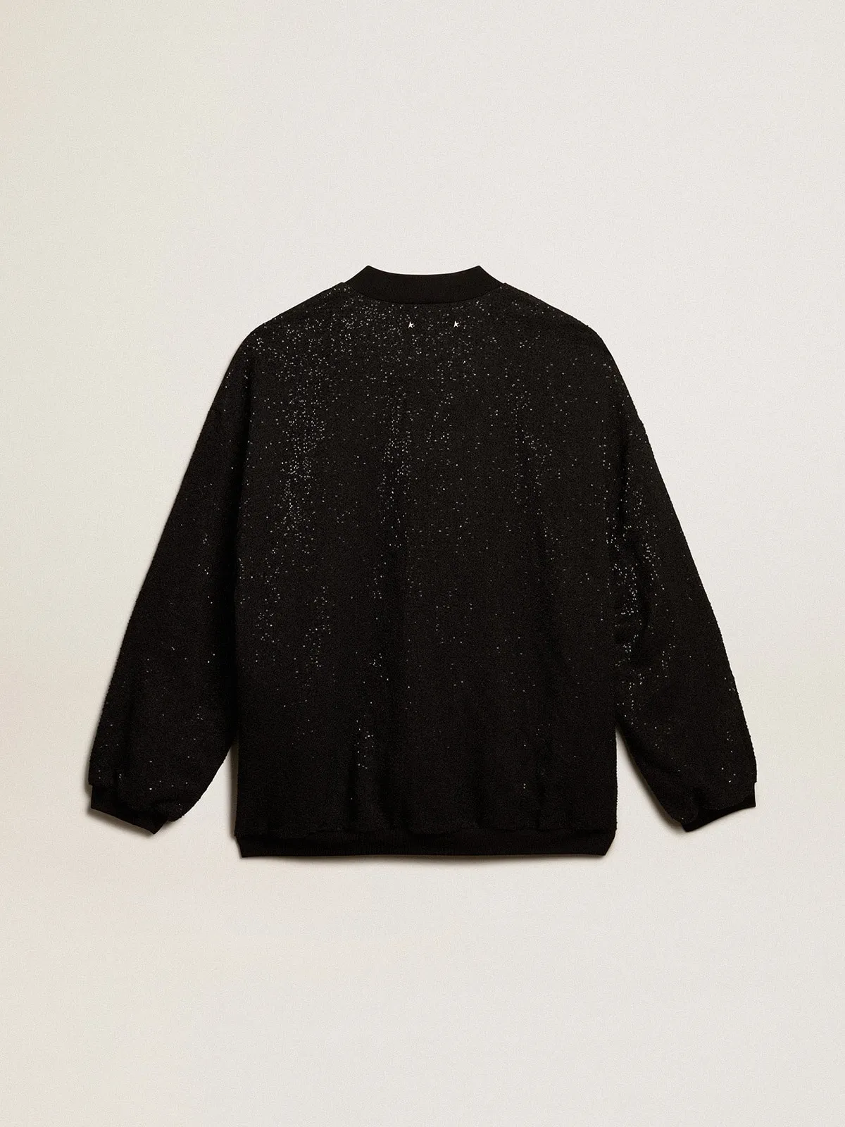 Veste cardigan noire homme avec sequins
