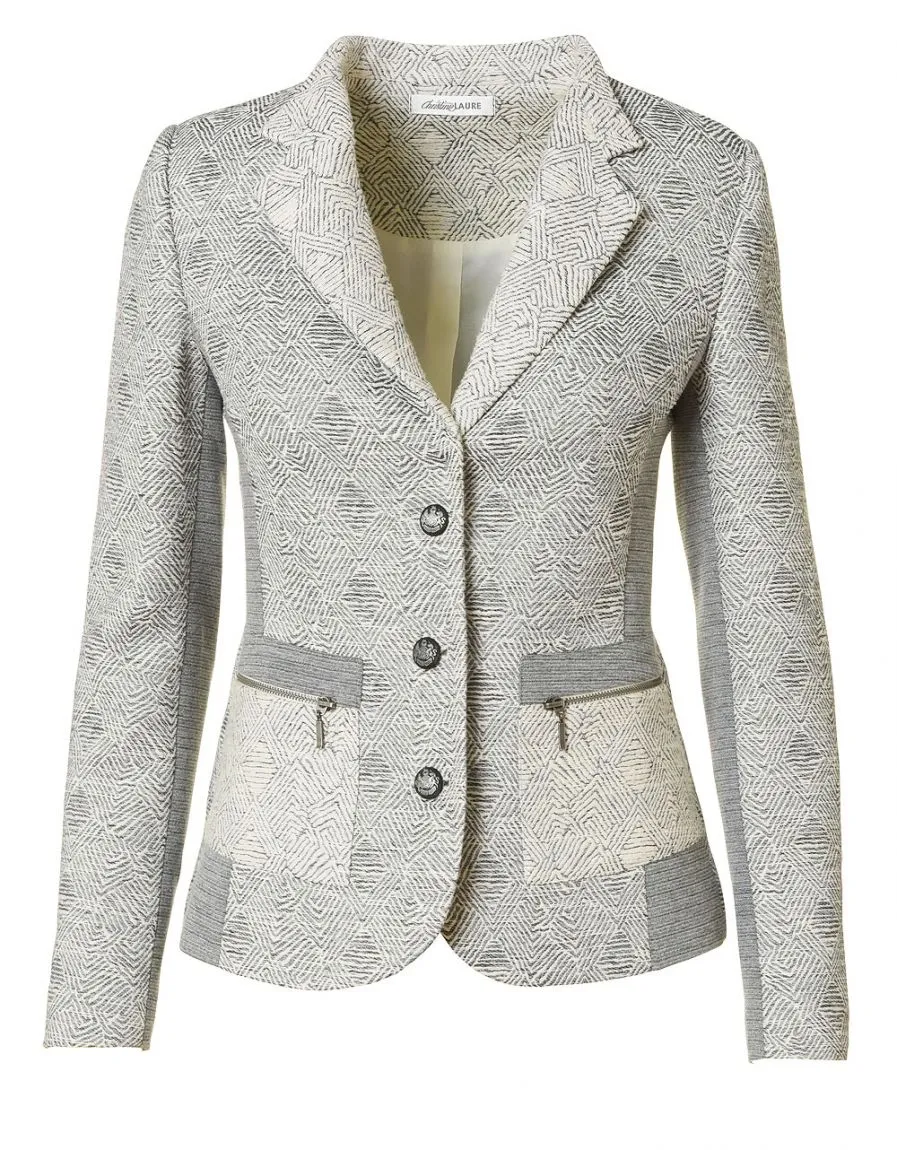 Veste cintrée imprimée - Vestes