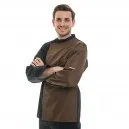 Veste de pâtissier marron et noire - EGOCHEF