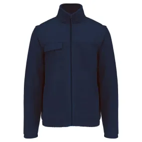Veste polaire manches amovibles - WK9105 - bleu marine 