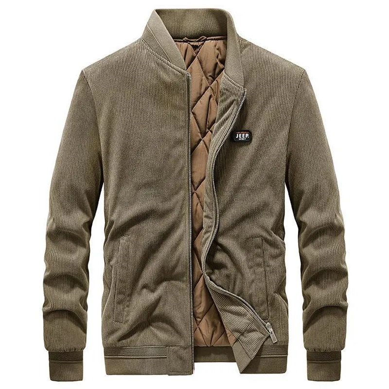 Vestes en velours couleur unie pour hommes